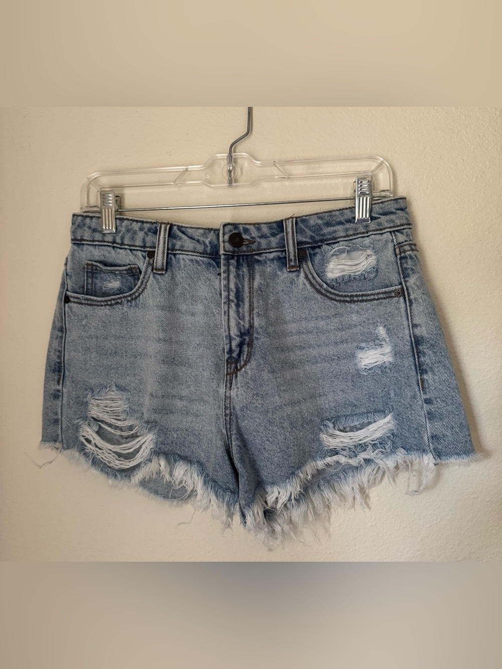 HIDDEN Distressed Denim Shorts Size Medium - Casual Summer Style